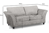 Urus Fullback Sofa 3 Seater
